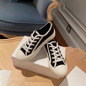 <b>Top</b> Quality Flat Designer Sneakers Women Fashion Cloth Shoes Women Casual Shoes <b>Walking</b> Style Shoes - Product Image 3