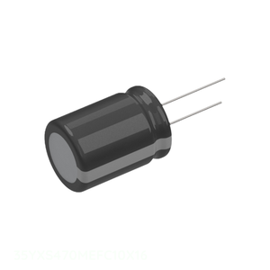 Condensador de canal del fabricante con orificio pasante 35YXS470MEFC10X16 470 uF CAP ALUM 470UF 20% 35V RADIAL TH - Product Image 1