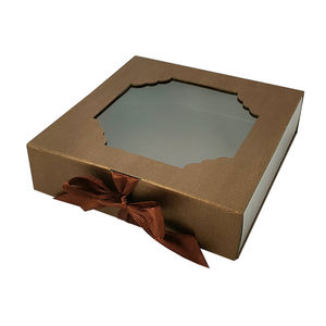 Custom Wholesale Curated Holiday Little Luxury New Year Exclusive Magnetic <strong>Bird</strong> <strong>Nest</strong> Jewelry Gift Box with Window China - Product Image 4