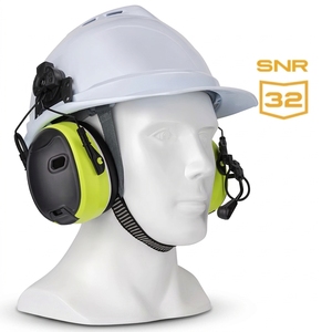 Casque anti-bruit électronique Bluetooth OEM NRR 24dB CE ANSI S3.19 à fixation <span class=keywords><strong>sur</strong></span> casque de sécurité, <span class=keywords><strong>protection</strong></span> <span class=keywords><strong>auditive</strong></span> pour la tête - Product Image 1