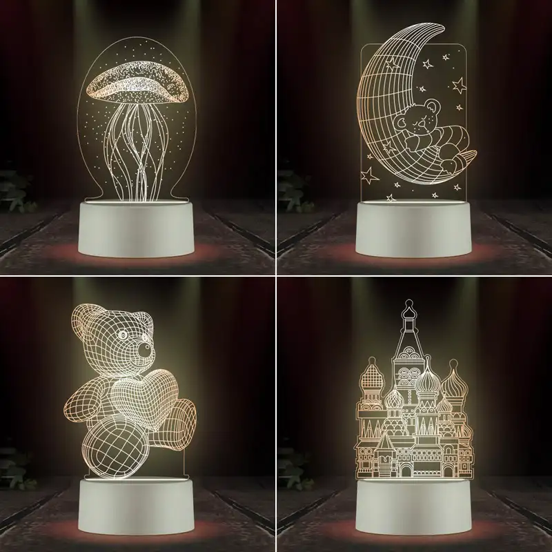 2022 nuova lampada 3D novità Business set regalo di nozze idee regalo festa della mamma regali islamici