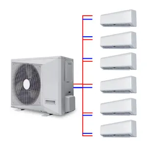 Wall Mounted Indoor Unit Mini VRF VRV Air Conditioner Multi Split HVAC Air Conditioner For Apartment Office