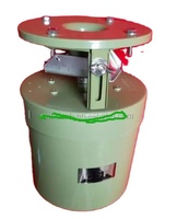 Mangeoire à cerfs professionnelle HU-23 tout-en-un 6V/12V avec plaque tournante en métal, support réglable, verte, à gravité