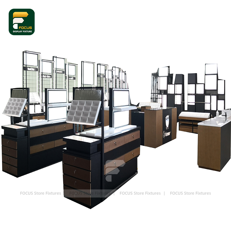 storage cabinet mirror for optician