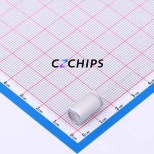 NPXD1401E821MJTM Solid Capacitor Through hole Component (THT),D8xL14mm 820uF 20% 25V 8mm - Product Image 1