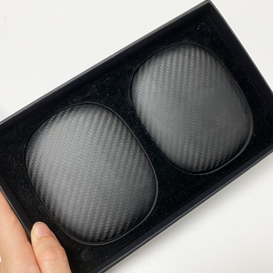 Étui de protection en fibre de carbone de luxe au <span class=keywords><strong>prix</strong></span> d'usine pour Max Slim, couleur noire forgée, antichoc, résistant à l'usure, pour écouteurs - Product Image 4