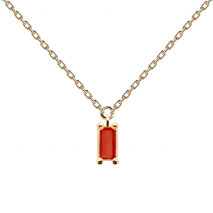 Gioielli Boho 925 argento <span class=keywords><strong>semplice</strong></span> Solitarie Baguette Cubic Zirconia collana Pedant - Product Image 1