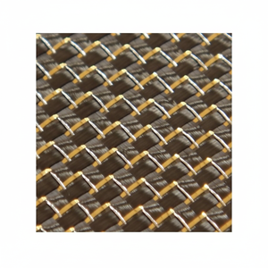 Tela de fibra de carbono con reflejos dorados brillantes - Product Image 1