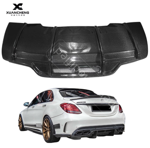 Kit carrosserie en fibre de carbone style <span class=keywords><strong>PSN</strong></span> pour Mercedes Benz Classe C W205 C63, lèvre avant, diffuseur arrière, aileron arrière, pièces de voiture - Product Image 1