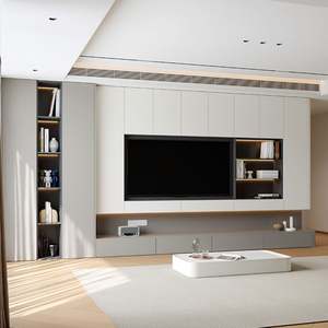 High Quality Luxury <b>LED</b> <b>TV</b> <b>Cabinet</b> with Durable Wood Material Unique Design <b>for</b> Home Decor Living Room Hotel Farmhouse Fits 65 - Product Image 2