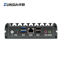 Zunsia 2 Ethernet Mini Pc Intel Apollo Lake N4200 E3940 J1900 H-D VGA 4 * USB WIFI DDR3 Industrial Desktop Nano Mini Computer Host