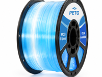 Filament PETG semi-transparent 1,75 mm 1 kg, dégradé multicolore, filament d'imprimante 3D Yiqiu3D pour abat-jour, Bambu Lab & Creality