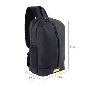 Outdoor Fashion Waterproof Portable Polyester Men Chest <b>Bag</b> USB Sling Crossbody Waist <b>Bag</b> - Product Image 3