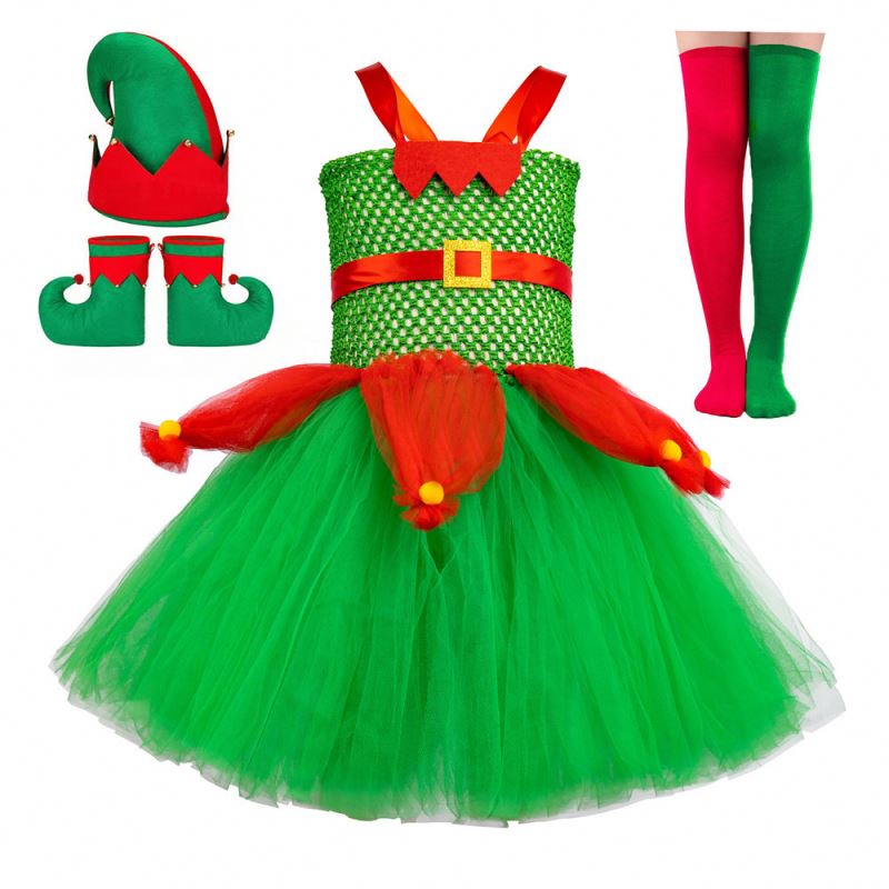 Christmas Dress with Headband - Perfect for Kids' Parties Christmas Dress with Headband - Perfect for Kids' Parties
