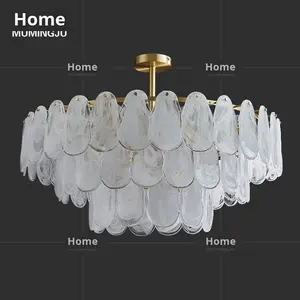 Yunwu Designer Full Copper LED Lustre Postmoderne Minimaliste Luxe <span class=keywords><strong>Or</strong></span> Réglable Hauteur Dimmable Garantie de 5 ans pour - Product Image 4