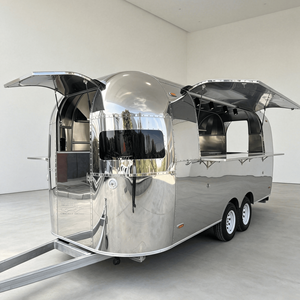 Pizza Cart Mobile Food Truck With Full <b>Kitchen</b> Kiosk Trailer Van Trailers Fully Equipped Concession Winery Food Trailer - Product Image 3