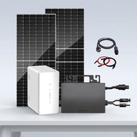 Mini Système Solaire pour Balcon 800W 1000W Kit de Panneaux Solaires avec Stockage de Batterie Système Solaire Plug and Play