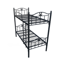 Lits superposés en métal pour dortoir scolaire, lits superposés doubles en métal pour adultes, lits superposés en fer pour dortoir, lits superposés doubles en métal