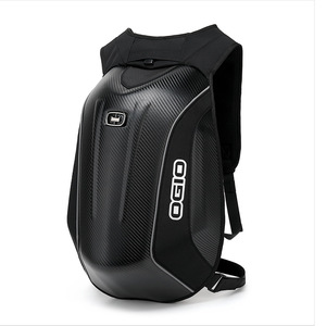 กระเป๋าใส่หมวกกันน็อคกันน้ำสำหรับผู้ขับขี่รถจักรยานยนต์โพลีเอสเตอร์สายคล้องไหล่กระเป๋าเป้เดินทาง - Product Image 2