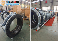 Junta de Expansão Flexível EPDM Galvanizada PN16 de Alta Pressão com Flange para Aplicações Gerais em Tubulações - 1 Peça