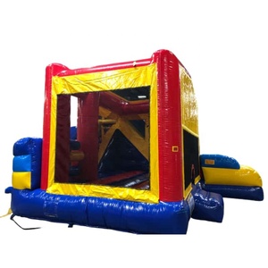 Đảng sự kiện mục tiêu sử dụng thương mại lớp PVC <span class=keywords><strong>bouncy</strong></span> nhảy lâu đài trẻ em Bouncer dây đeo Blower lâu đài Inflatable lâu đài với cửa ra vào - Product Image 6