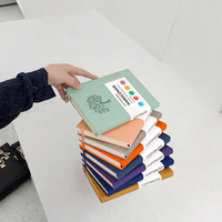 Buku Planner A5 dengan Grid Titik, Jurnal Hardcover Custom, Diary untuk Hadiah Sekolah