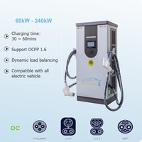 Plusieurs options de câble et de connecteurs de charge Chargeur rapide CC pour véhicule électrique