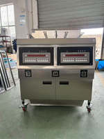 Freidora Comercial Eléctrica/a Gas de Uno/Dos/Tres Tanques con Panel de Control por Computadora y Bomba de Aceite