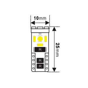Nhà Máy Bán buôn xe dẫn bóng đèn CANBUS 11smd 12V 300lm 12SMD <span class=keywords><strong>T10</strong></span> W5W CANBUS dẫn ánh sáng nội thất bóng đèn - Product Image 4