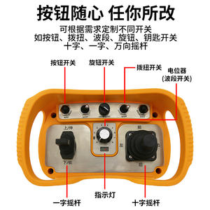 Télécommande industrielle sans fil électrique pour grue à tour, grue AGV, grue à flèche, grue portique, grue à portique, personnalisée pour LCC - Product Image 4