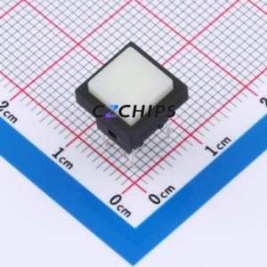 TSL06131-100B330BE-1E01-3A4F Tactile Switch Through hole-7P,6x6mm Switch Single Pole Single Throw Rectangle Button 1.8N 6mm - Product Image 1