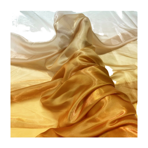 High Quality 100% <b>Polyester</b> Breathable Printed Lightweight Silk Organza <b>Fabric</b> Girls' Women's Wedding Skirts Lining - Product Image 1