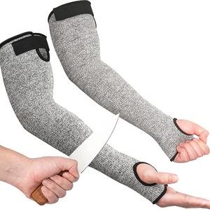 Factory Direct Customizable Level 5 HPPE Cut Resistant Kitchen Work Safety Gloves Durable Anti-Slip <b>Arm</b> <b>Sleeves</b> Washable <b>Arm</b> - Product Image 1