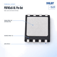 MOSFET canal N BSC022N04LS6 40V 150A à énergie d'avantage de chute, puce CMS à montage en surface pour circuit de commutation industriel à courant élevé
