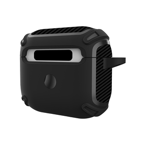 Funda de silicona suave de lujo para auriculares <span class=keywords><strong>2021</strong></span> con llavero de fibra de carbono TPU funda protectora completa para <span class=keywords><strong>airpods</strong></span> <span class=keywords><strong>1</strong></span> 2 3 PRO para <span class=keywords><strong>airpods</strong></span> 4 - Product Image 4