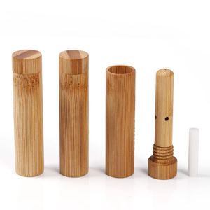 Новое портативное бамбуковое носовое всасывающее устройство с компактной портативной носовой трубкой и ингалятором для использования - Product Image 1