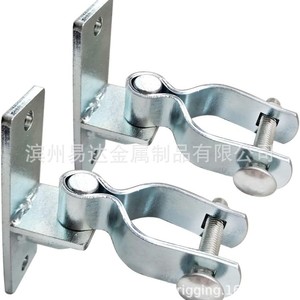 Bisagras de Puerta de Montaje en Pared Eda, Hierro Galvanizado, 2 Orificios, Montaje Superficial, Antioxidante, Bisagra Industrial para Muebles - Product Image 1