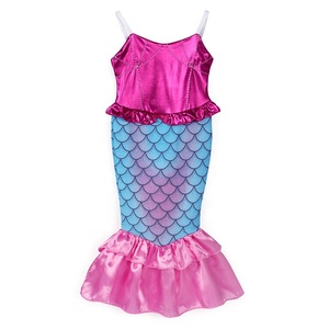 Costume <span class=keywords><strong>de</strong></span> <span class=keywords><strong>petite</strong></span> sirène pour filles, <span class=keywords><strong>robe</strong></span> <span class=keywords><strong>de</strong></span> princesse <span class=keywords><strong>Ariel</strong></span> avec bandeau, robes <span class=keywords><strong>de</strong></span> cosplay pour fête <span class=keywords><strong>de</strong></span> princesse - Product Image 5