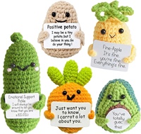 Benne à ordures émotionnelle au Crochet, poupée de benne à ordures de soutien émotionnel, cadeau de jouet de tricot de benne de soutien émotionnel au Crochet fait à la main