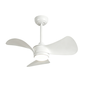Ventilador de Techo Moderno de 3 Aspas con Luz Integrada de ABS para Dormitorio, Sala de Estar, Decoración del Hogar - Product Image 2