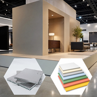 Panneau composite en nid d'abeille d'aluminium léger pour projet hôtelier avec solution de taille personnalisée