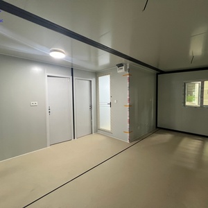 20FT สำเร็จรูปบ้านคอนเทนเนอร์แบบขยายได้พร้อม2ห้องนอนออกแบบให้พับได้เร็วสำหรับใช้ในออฟฟิศอพาร์ทเม้นท์โรงแรม - Product Image 4