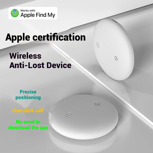 Smart GPS Pet Tracker Tag Waterproof and Compatible with Android & Google Find My Device APP