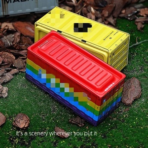 Mini conteneur maritime en métal, modèle <span class=keywords><strong>Maersk</strong></span> ONE SITC, boîte de rangement, tirelire, décoration de bureau, cadeau pour les collectionneurs de matériel logistique - Product Image 5