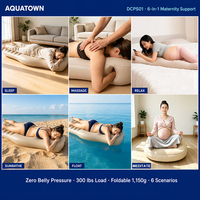Matelas aquatique gonflable personnalisé pour femmes enceintes – Coussin de soutien abdominal pliable pour piscine – Fournisseur