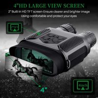 Binoculares de Visión Nocturna Digitales Infrarrojos con Distancia de Visión de 400M, Zoom 8X, para Caza, Fabricante OEM ODM, NV400PRO, Pantalla de 3''