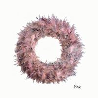 Floral Blue Garland Feather Weihnachts kranz für Home Door Wand fenster Hochzeits feier Halloween Thanksgiving Herbst Herbst Dekor