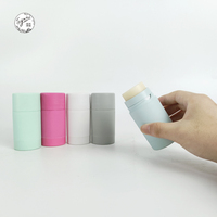 Baril intérieur rechargeable en papier kraft de 45 ml pour contenants de déodorant en stick et flacons de blush en stick