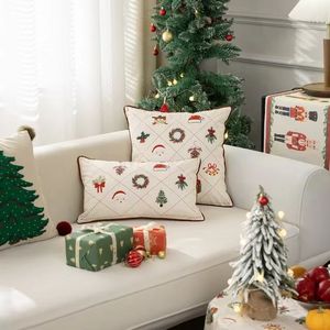 Cuscino ricamato di natale cuscino per la decorazione della casa per le vacanze cuscino del divano cuscino di natale cuscino del soggiorno - Product Image 2