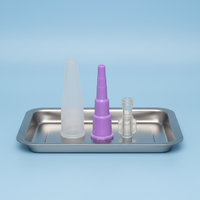 Connecteur de sonde d'alimentation jetable avec capuchon de protection, conception anti-reflux, joint étanche, compatible pour les soins à domicile